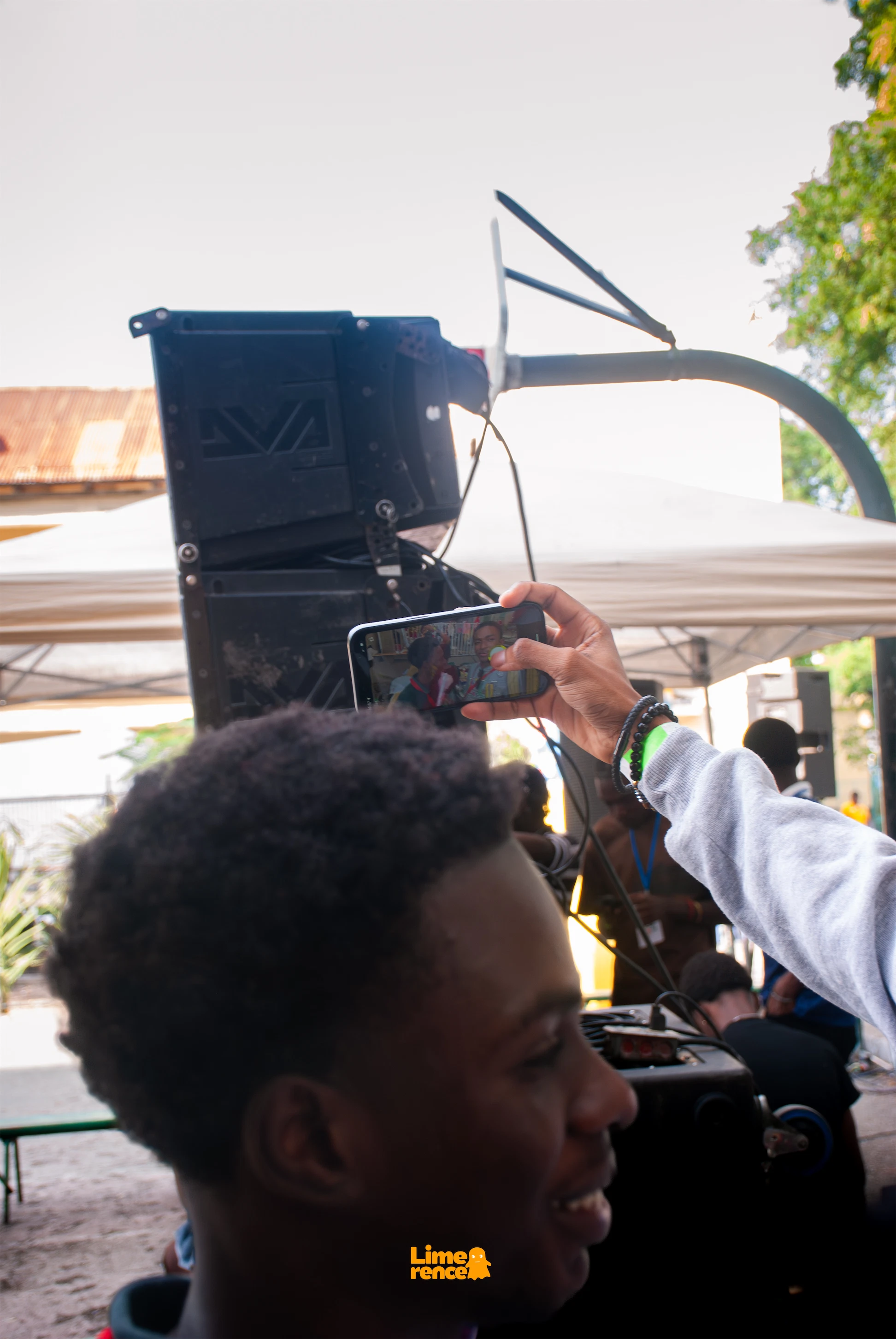 Instant de production ou behind-the-scenes.